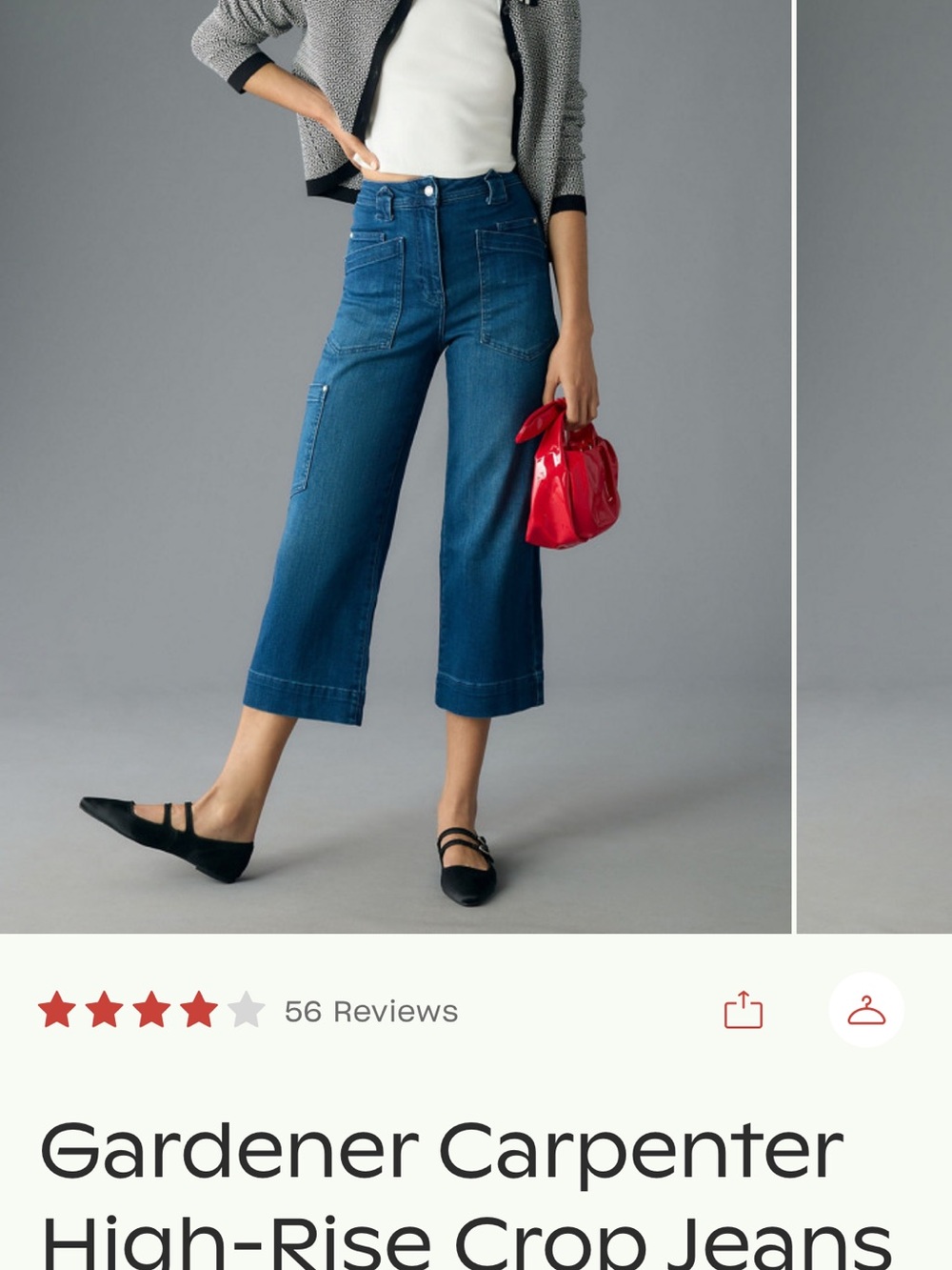 Colette High-Rise Crop Gardener Carpenter Jeans